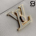 Túi LV Lock and Walk Màu Trắng Quartz Calfskin 20CM Best Quality