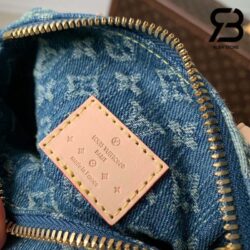 Túi LV Nano Speedy Monogram Màu Xanh Denim 16CM Best Quality