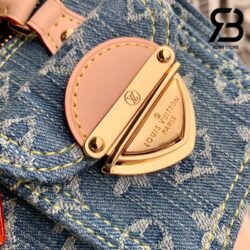 Túi LV Nano Speedy Monogram Màu Xanh Denim 16CM Best Quality