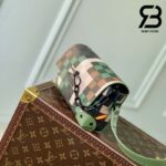 Túi LV Steamer Wearable Màu Xanh Lá Damoflage Canvas 18CM Best Quality