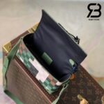 Túi LV Steamer Wearable Màu Xanh Lá Damoflage Canvas 18CM Best Quality