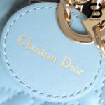 Túi Small Lady Dior D-Joy Bag Màu Xanh Da Cừu 22CM Best Quality