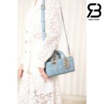 Túi Small Lady Dior D-Joy Bag Màu Xanh Da Cừu 22CM Best Quality