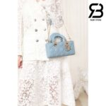 Túi Small Lady Dior D-Joy Bag Màu Xanh Da Cừu 22CM Best Quality