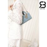 Túi Small Lady Dior D-Joy Bag Màu Xanh Da Cừu 22CM Best Quality