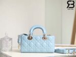 Túi Small Lady Dior D-Joy Bag Màu Xanh Da Cừu 22CM Best Quality