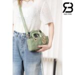 Túi Small Lady Dior D-Joy Bag Pastel Peyote Màu Xanh Da Cừu 22CM Best Quality