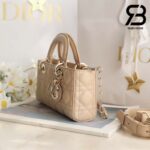 Túi Small Lady Dior D-Joy Bag Powder Màu Beige Da Cừu 22CM Best Quality
