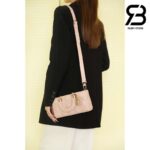 Túi Small Lady Dior D-Joy Bag Màu Hồng Powder Da Cừu 22CM Best Quality