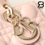 Túi Small Lady Dior D-Joy Bag Màu Hồng Powder Da Cừu 22CM Best Quality