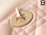 Túi Small Lady Dior D-Joy Bag Màu Hồng Powder Da Cừu 22CM Best Quality