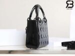 Túi Small Lady Dior Màu Đen Bóng Da Calfskin 20CM Best Quality