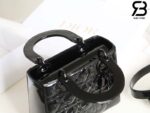 Túi Small Lady Dior Màu Đen Bóng Da Calfskin 20CM Best Quality