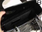 Túi Small Lady Dior Màu Đen Bóng Da Calfskin 20CM Best Quality