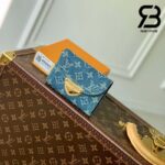 Ví LV Victorine Wallet Monogram Màu Xanh Denim Best Quality