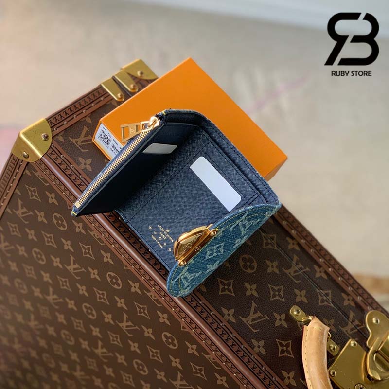 Ví LV Victorine Wallet Monogram Màu Xanh Denim Best Quality