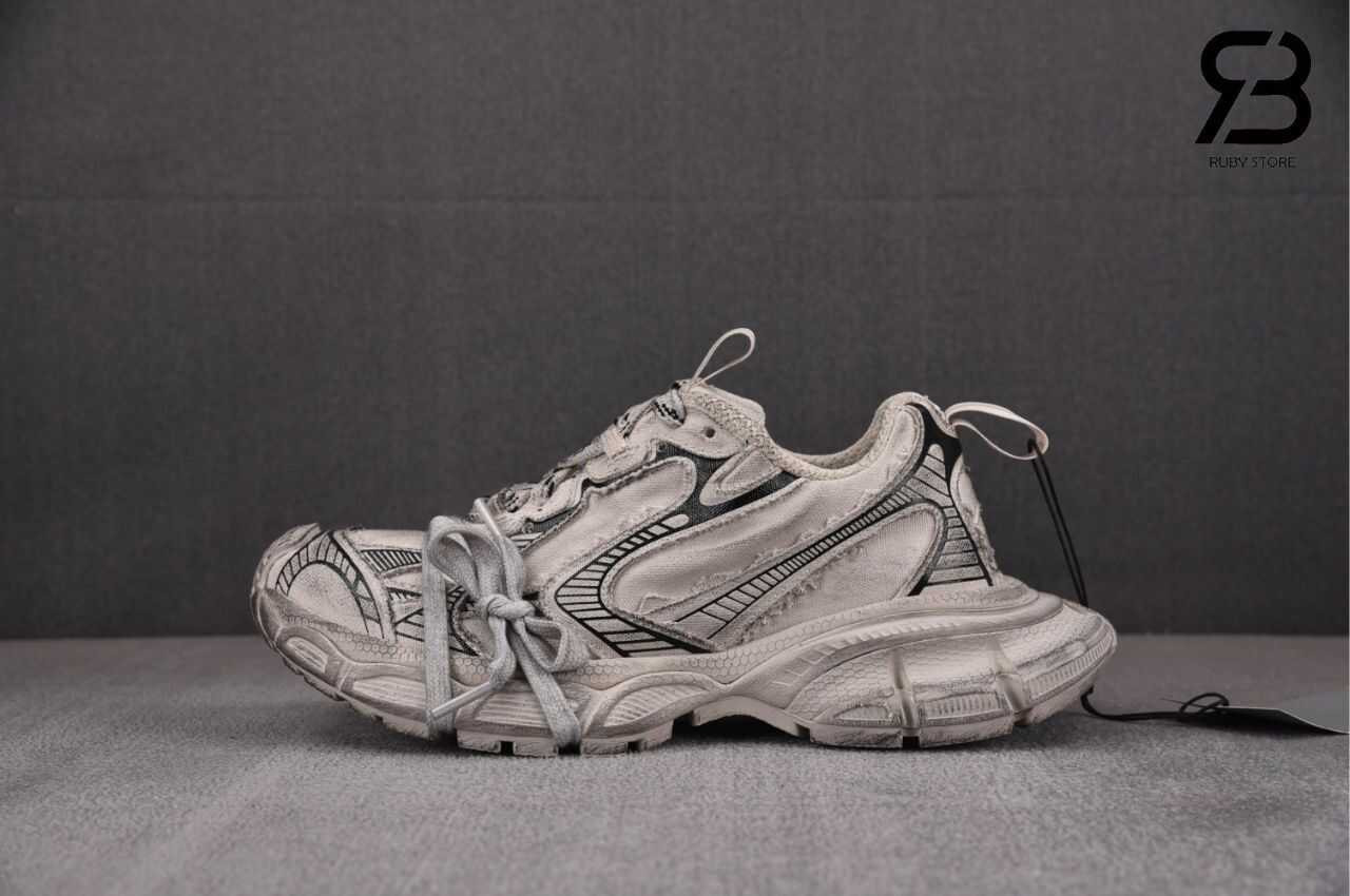 Giày Balenciaga 3XL Beige Destroyed Màu Be Best Quality