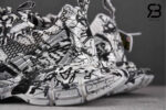 Giày Balenciaga 3XL Extreme White Black Graffiti Trắng Đen Best Quality