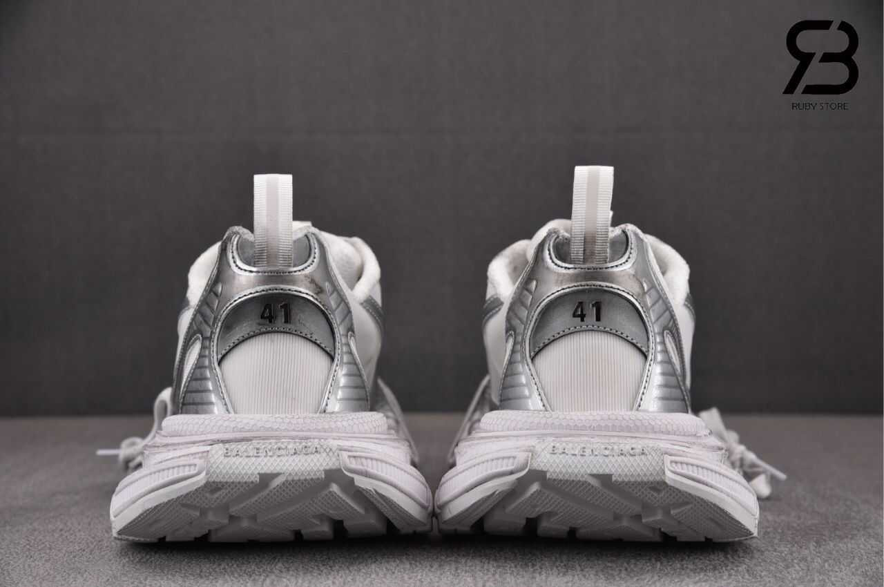 Giày Balenciaga 3XL White Silver Trắng Bạc Best Quality