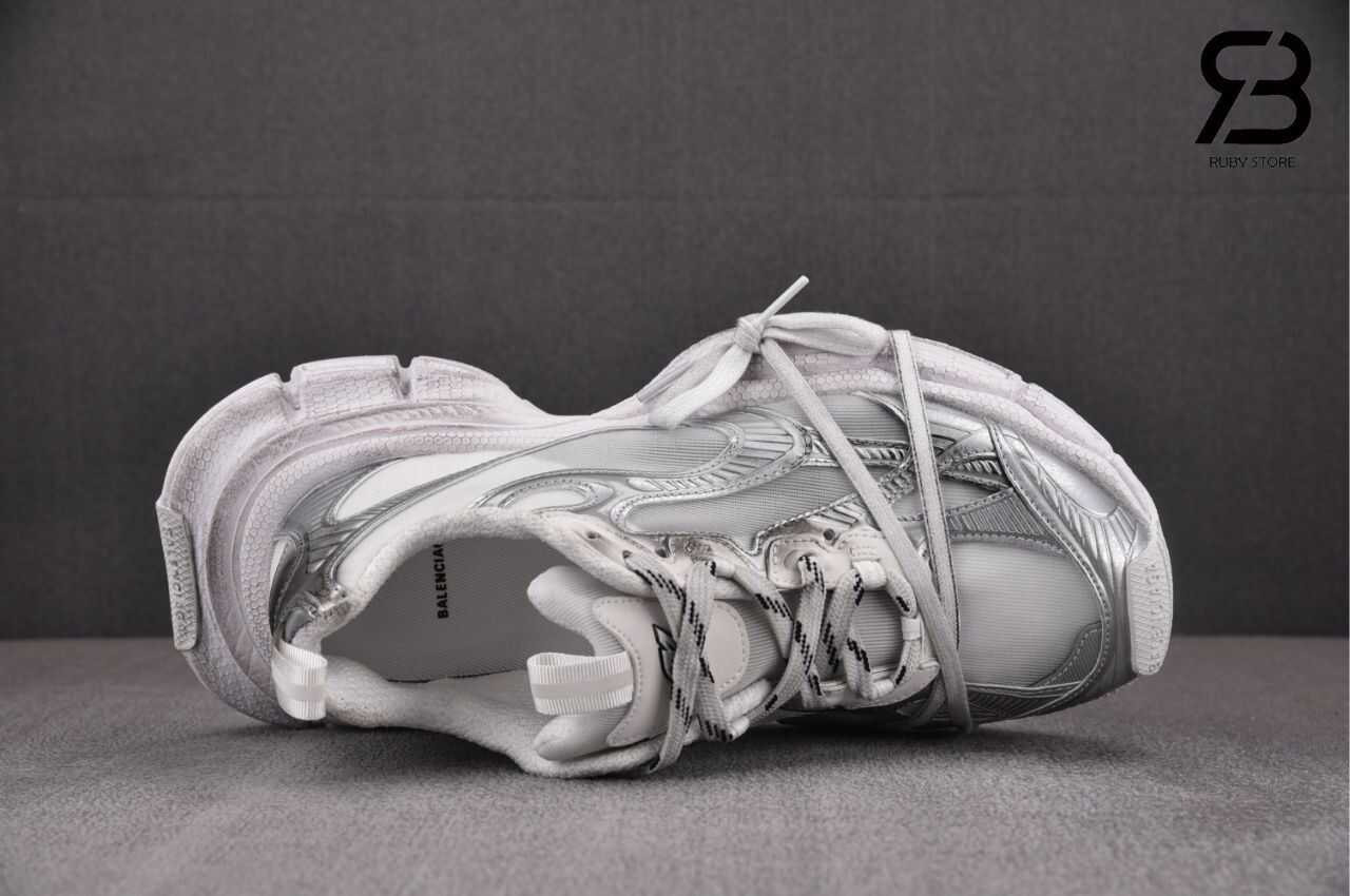 Giày Balenciaga 3XL White Silver Trắng Bạc Best Quality