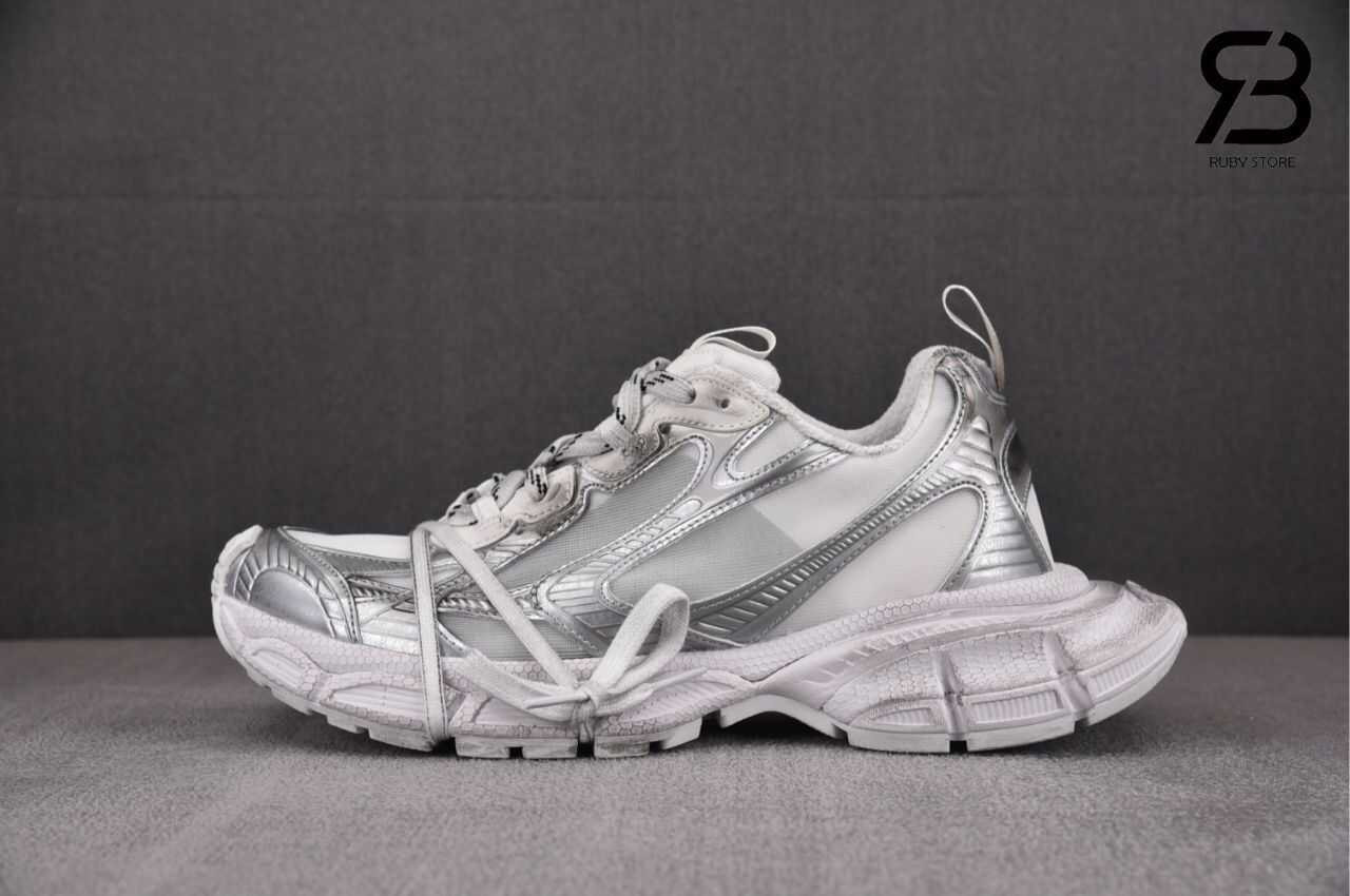 Giày Balenciaga 3XL White Silver Trắng Bạc Best Quality