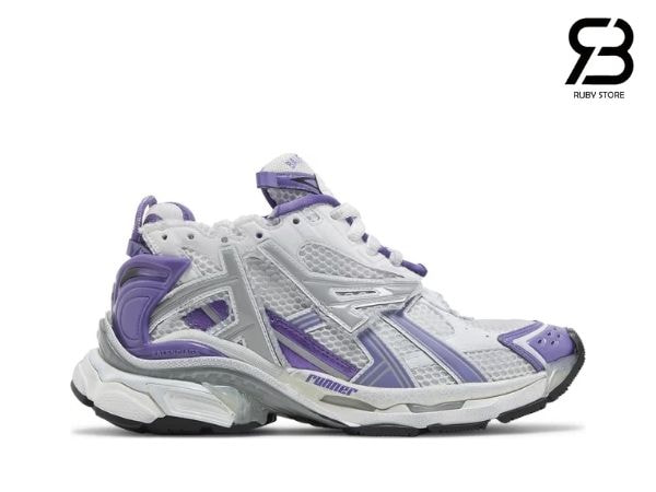 Giày Balenciaga Runner Purple Grey Màu Tím Xám Best Quality Giày Balenciaga Runner Purple Grey Màu Tím Xám Best Quality