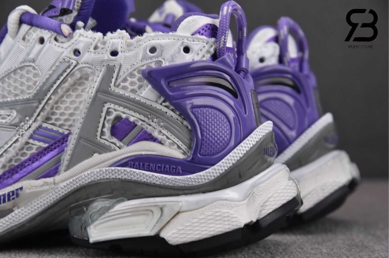 Giày Balenciaga Runner Purple Grey Màu Tím Xám Best Quality