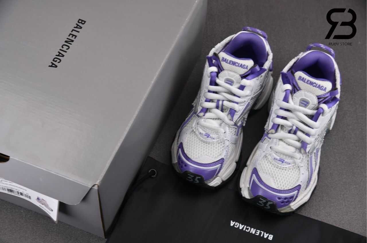 Giày Balenciaga Runner Purple Grey Màu Tím Xám Best Quality