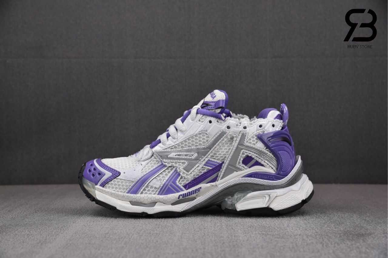 Giày Balenciaga Runner Purple Grey Màu Tím Xám Best Quality