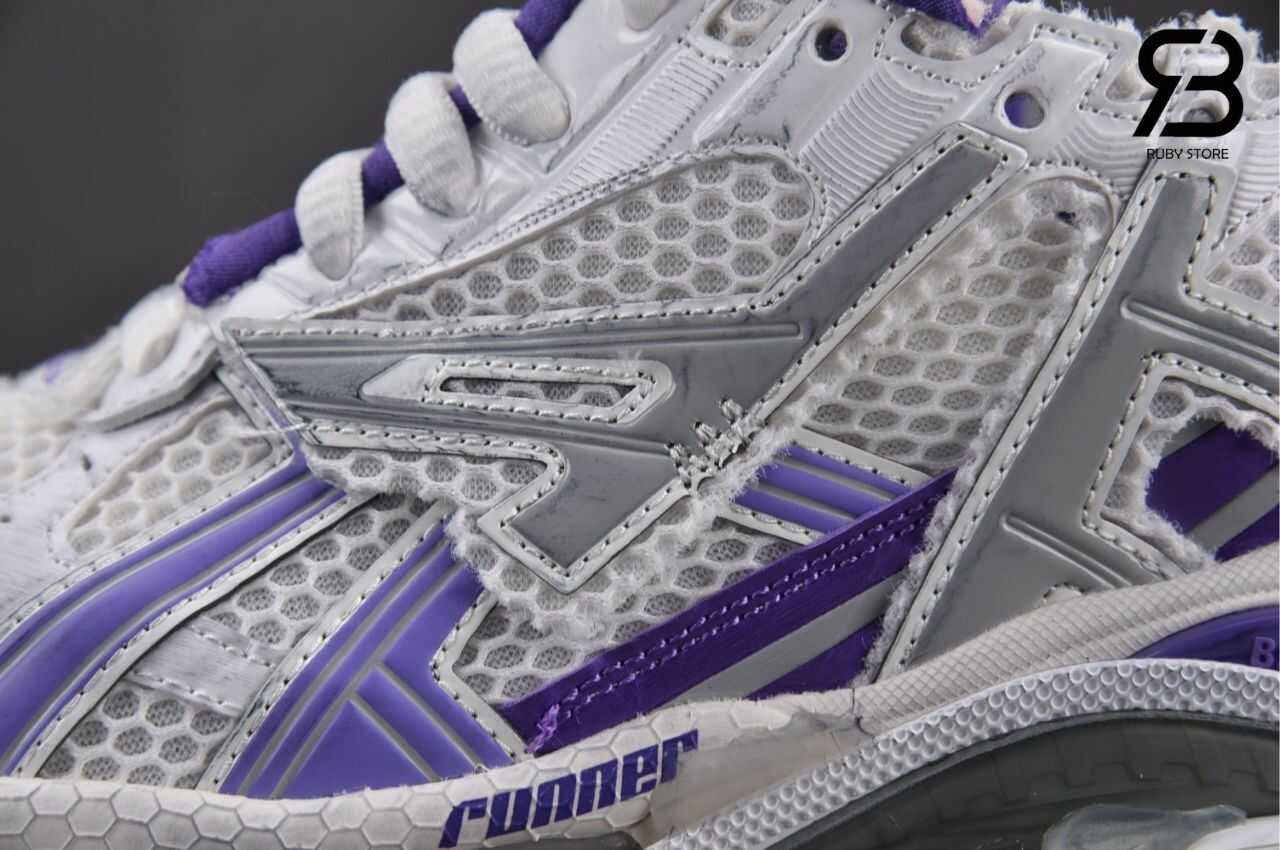 Giày Balenciaga Runner Purple Grey Màu Tím Xám Best Quality