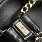 Ba Lô Chanel 23C Small Duma Backpack Màu Đen Calfskin GHW 18CM Best Quality