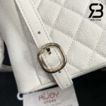 Balo Chanel 23SS Mini Duma Backpack Màu Trắng Da Caviar GHW Best Quality