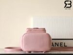 Ba Lô Chanel 24P Small Duma Backpack Màu Hồng Nhạt Calfskin GHW 18CM Best Quality