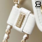 Ba Lô Chanel 24P Small Duma Backpack Màu Trắng Calfskin GHW 18CM Best Quality