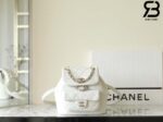 Ba Lô Chanel 24P Small Duma Backpack Màu Trắng Calfskin GHW 18CM Best Quality