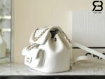Ba Lô Chanel 24P Small Duma Backpack Màu Trắng Calfskin GHW 18CM Best Quality