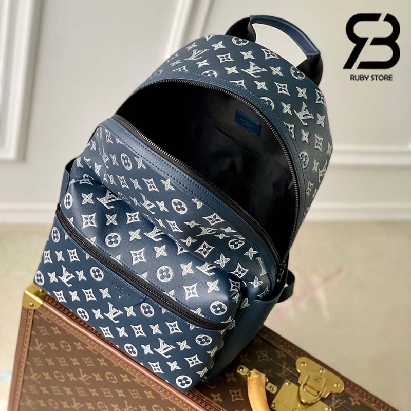 Ba Lô LV Discovery Backpack Màu Xanh InK Monogram Shadow 38CM Best Quality