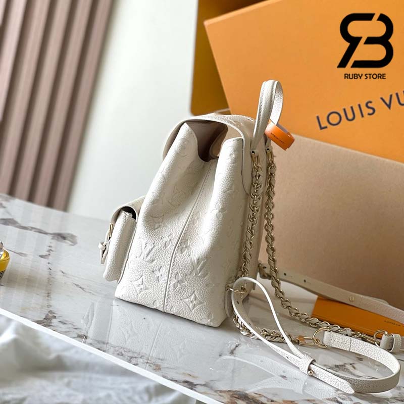 Ba Lô LV Backup Backpack Monogram Empreinte Màu Kem 22CM Best Quality