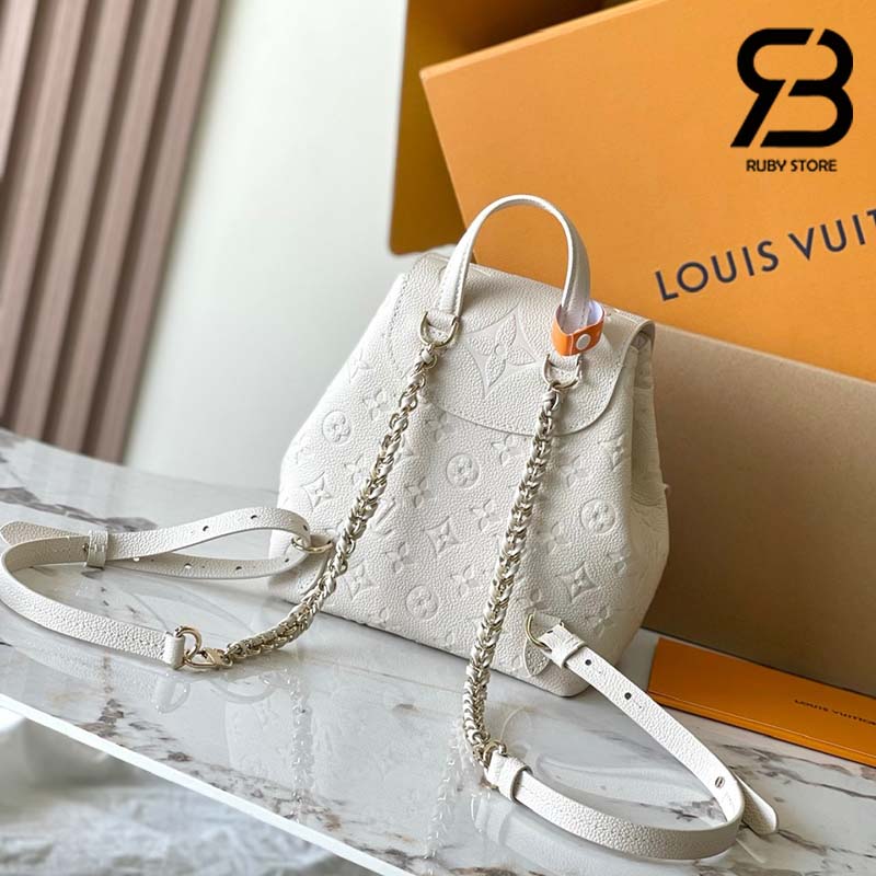 Ba Lô LV Backup Backpack Monogram Empreinte Màu Kem 22CM Best Quality