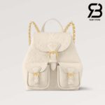 Ba Lô LV Backup Backpack Monogram Empreinte Màu Kem 22CM Best Quality