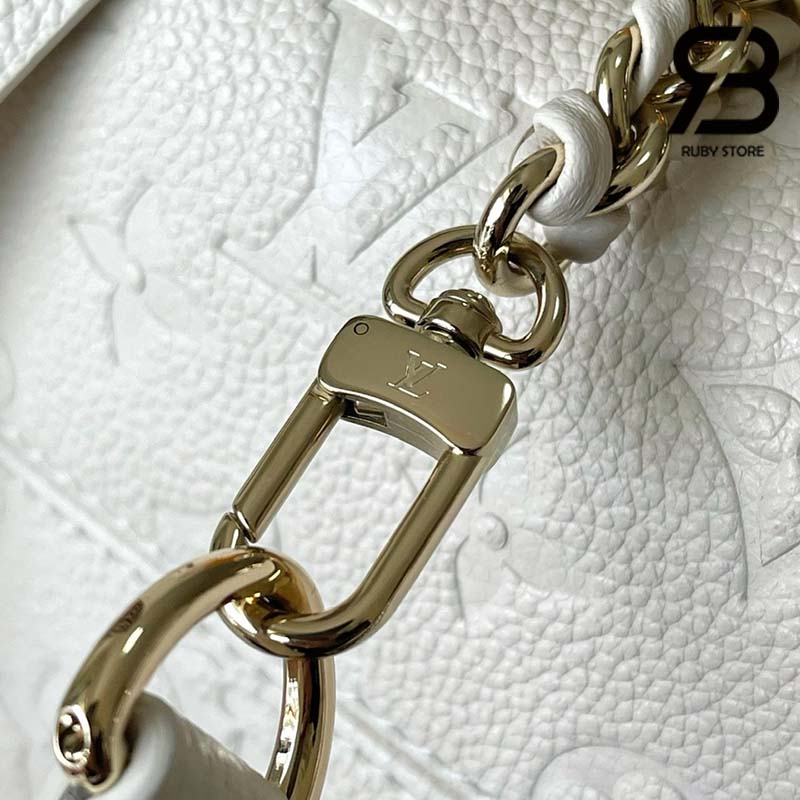 Ba Lô LV Backup Backpack Monogram Empreinte Màu Kem 22CM Best Quality