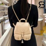 Ba Lô LV Backup Backpack Monogram Empreinte Màu Kem 22CM Best Quality