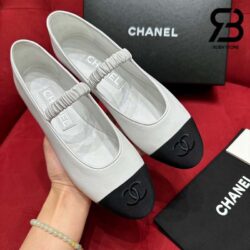 Giày Chanel 24C Ballerina Shoes Màu Trắng Da Cừu Best Quality