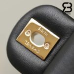 Túi Chanel 24SS Mini Flap Bag Top Handle Màu Đen Da Cừu GHW 19CM Best Quality