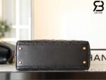 Túi Chanel Medium Coco Chain Top Handle Black Đen Da Caviar 29CM Best Quality