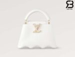 Túi LV Capucines Mini Wavy Base Màu Trắng Snow 22CM Best Quality