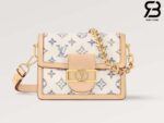 Túi LV Mini Dauphine Màu Beige Monogram Jacquard Best Quality