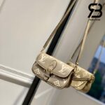 Túi LV Nano Diane Tourterelle Beige Monogram Empreinte 19CM Best Quality