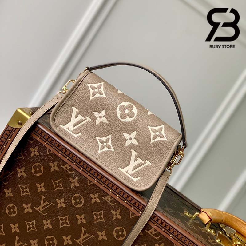 Túi LV Nano Diane Tourterelle Beige Monogram Empreinte 19CM Best Quality