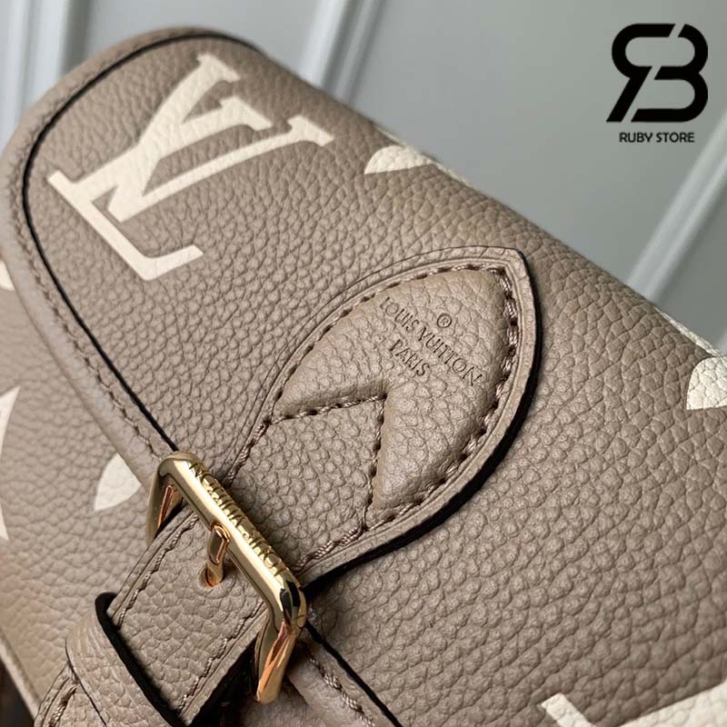 Túi LV Nano Diane Tourterelle Beige Monogram Empreinte 19CM Best Quality